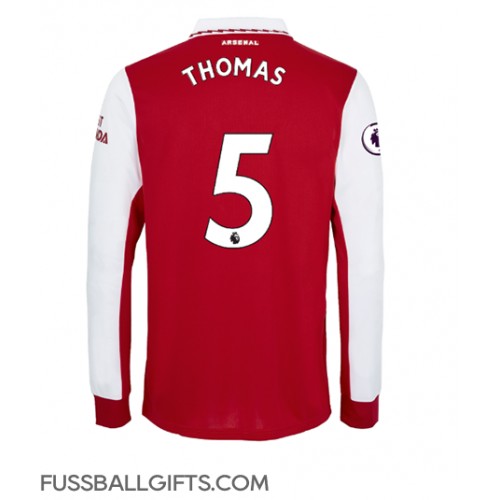 Arsenal Thomas Partey #5 Fußballbekleidung Heimtrikot 2022-23 Langarm